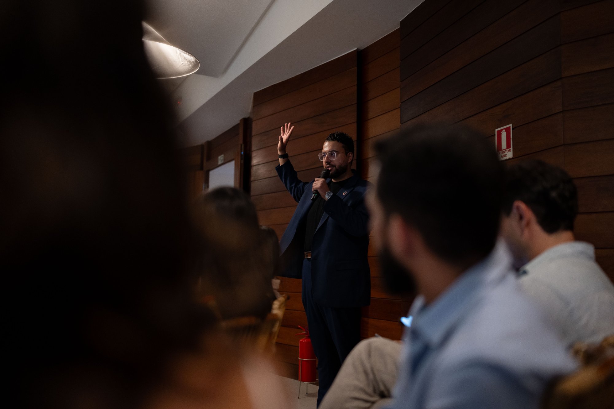 Alhassan Omar speaking at COP30